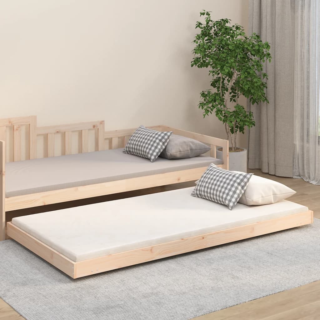 Bedframe zonder matras massief grenenhout 100x200 cm is nu te koop bij PeponiXL, paradijselijk wonen!