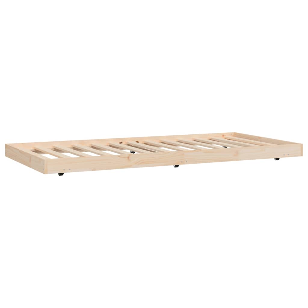 Bedframe zonder matras massief grenenhout 75x190 cm is nu te koop bij PeponiXL, paradijselijk wonen!