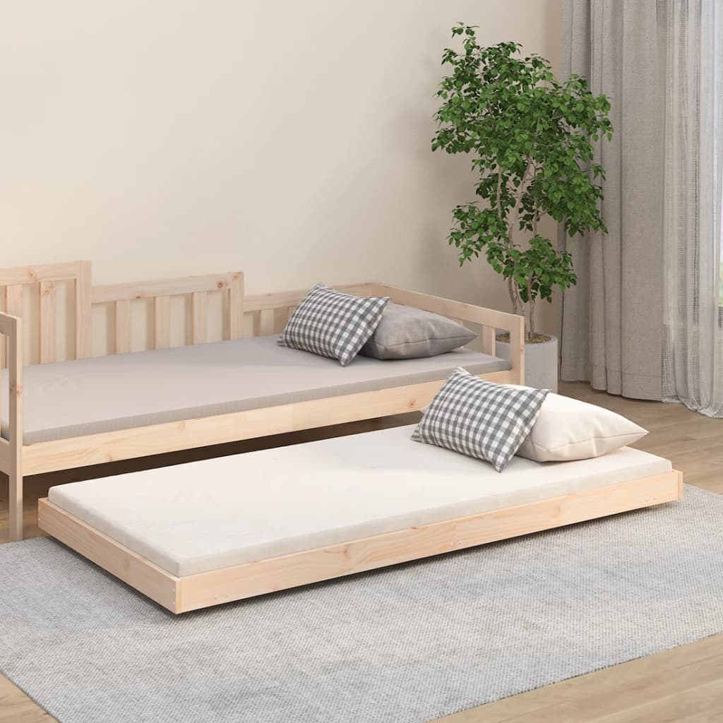Bedframe zonder matras massief grenenhout 75x190 cm is nu te koop bij PeponiXL, paradijselijk wonen!