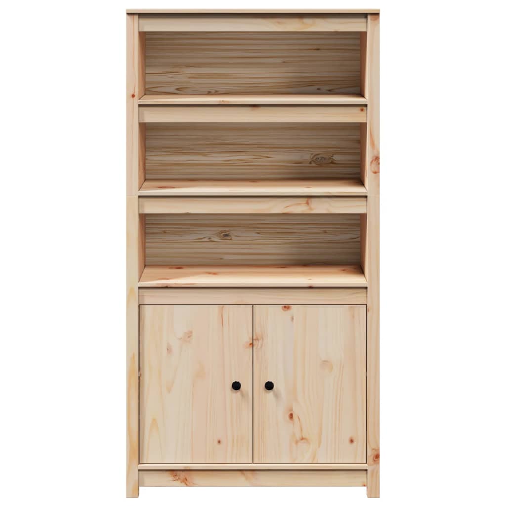 Hoge kast 80x35x154 cm massief grenenhout is nu te koop bij PeponiXL, paradijselijk wonen!