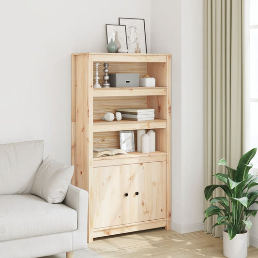 Hoge kast 80x35x154 cm massief grenenhout is nu te koop bij PeponiXL, paradijselijk wonen!