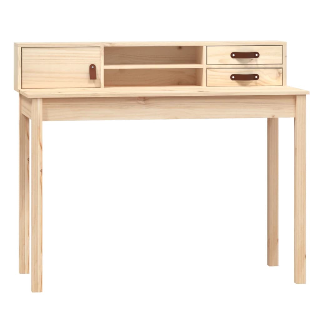Bureau 110x50x93 cm massief grenenhout is nu te koop bij PeponiXL, paradijselijk wonen!