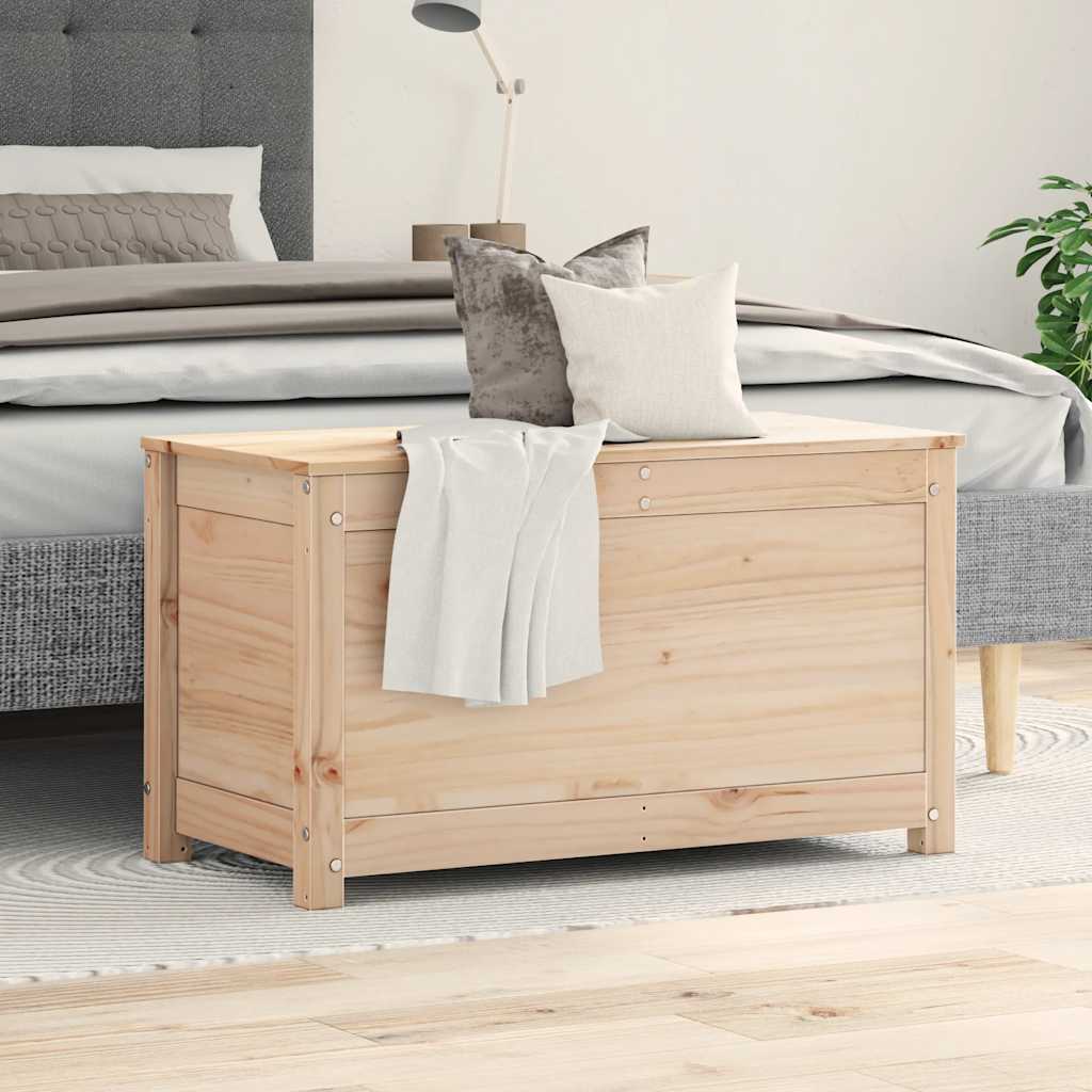 Opbergbox 80x40x45,5 cm massief grenenhout is nu te koop bij PeponiXL, paradijselijk wonen!