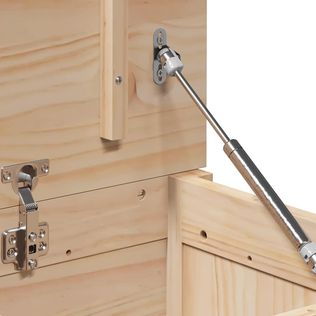 Opbergbox 80x40x45,5 cm massief grenenhout is nu te koop bij PeponiXL, paradijselijk wonen!
