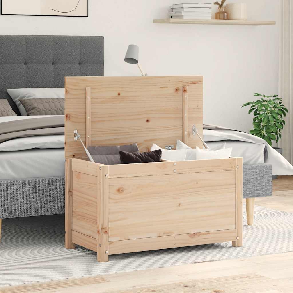 Opbergbox 80x40x45,5 cm massief grenenhout is nu te koop bij PeponiXL, paradijselijk wonen!