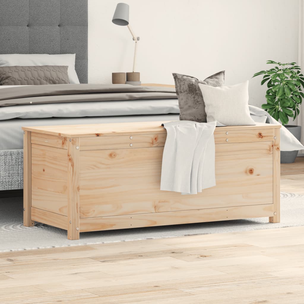 Opbergbox 110x50x45,5 cm massief grenenhout is nu te koop bij PeponiXL, paradijselijk wonen!