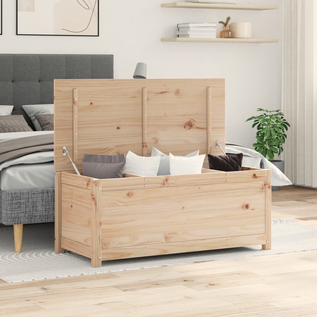 Opbergbox 110x50x45,5 cm massief grenenhout is nu te koop bij PeponiXL, paradijselijk wonen!