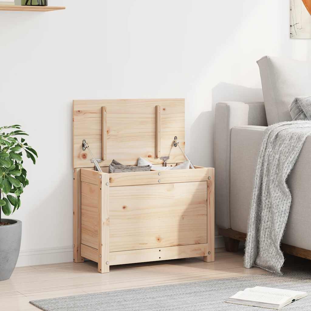 Opbergbox 60x32x45,5 cm massief grenenhout is nu te koop bij PeponiXL, paradijselijk wonen!