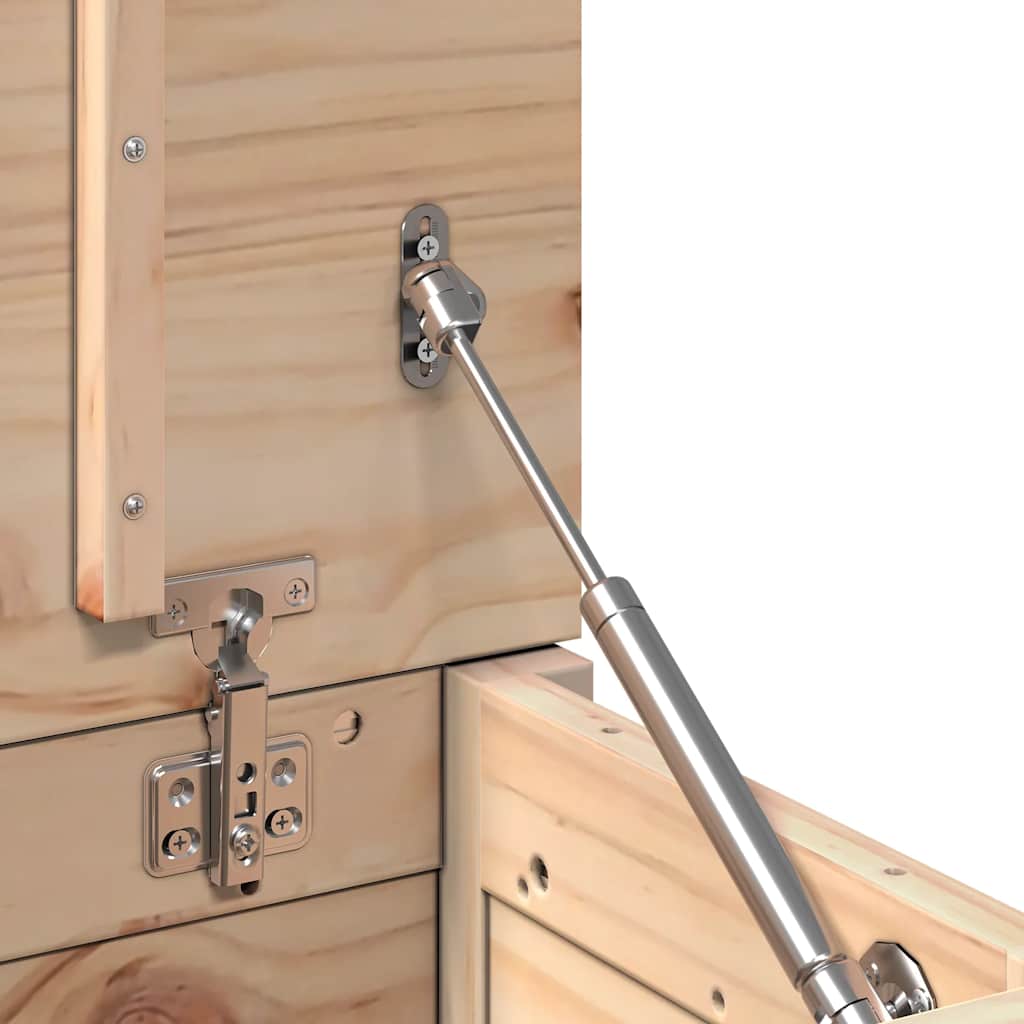 Opbergbox 60x32x45,5 cm massief grenenhout is nu te koop bij PeponiXL, paradijselijk wonen!