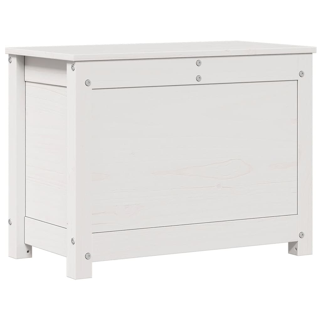 Opbergbox wit 60x32x45,5 cm massief grenenhout is nu te koop bij PeponiXL, paradijselijk wonen!