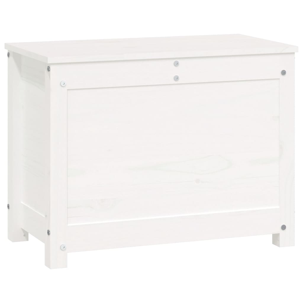 Opbergbox wit 60x32x45,5 cm massief grenenhout is nu te koop bij PeponiXL, paradijselijk wonen!