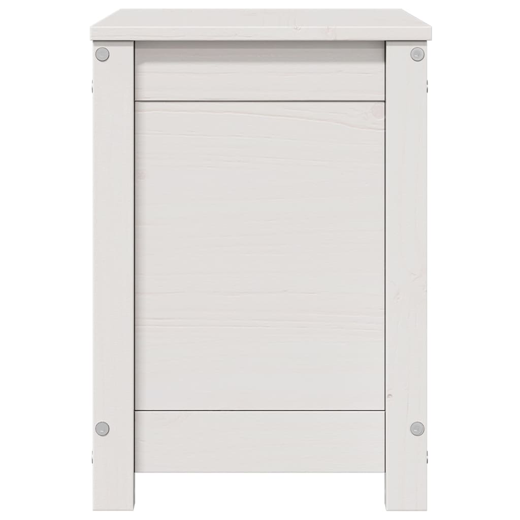 Opbergbox wit 60x32x45,5 cm massief grenenhout is nu te koop bij PeponiXL, paradijselijk wonen!
