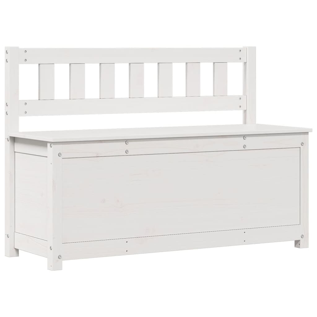 Bankje 110x41x76,5 cm massief grenenhout wit is nu te koop bij PeponiXL, paradijselijk wonen!