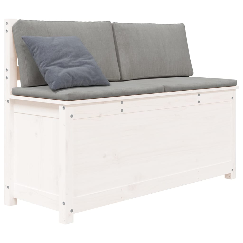 Bankje 110x41x76,5 cm massief grenenhout wit is nu te koop bij PeponiXL, paradijselijk wonen!
