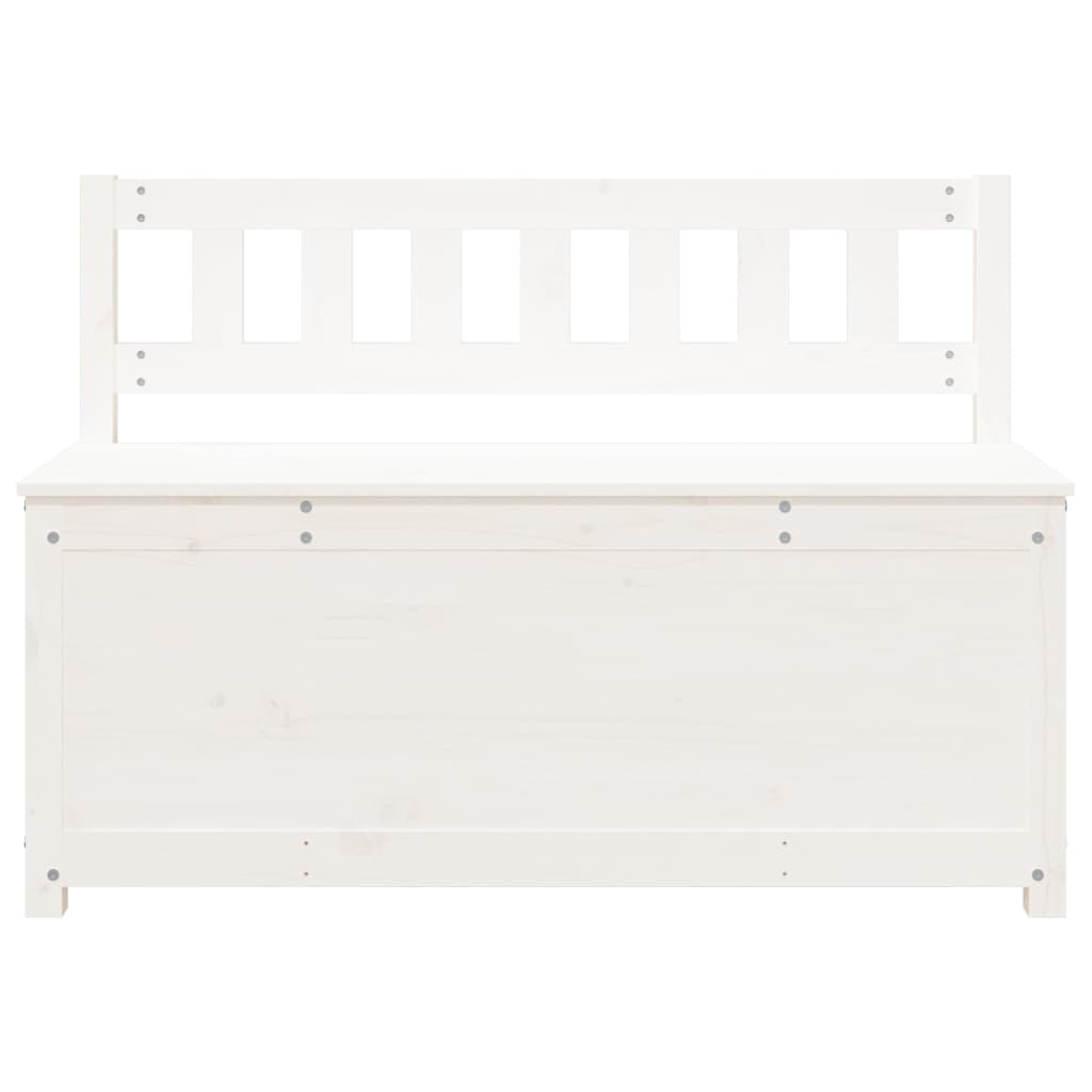 Bankje 110x41x76,5 cm massief grenenhout wit is nu te koop bij PeponiXL, paradijselijk wonen!