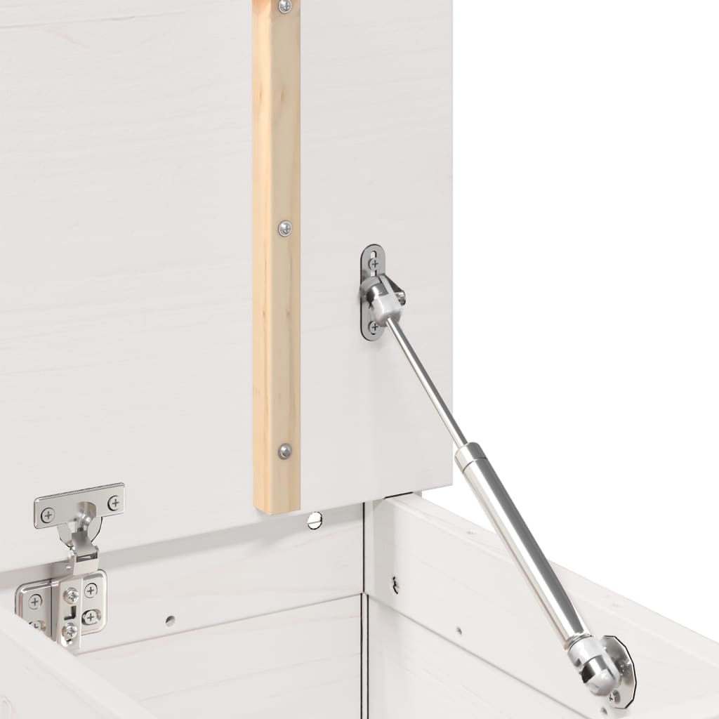 Bankje 110x41x76,5 cm massief grenenhout wit is nu te koop bij PeponiXL, paradijselijk wonen!