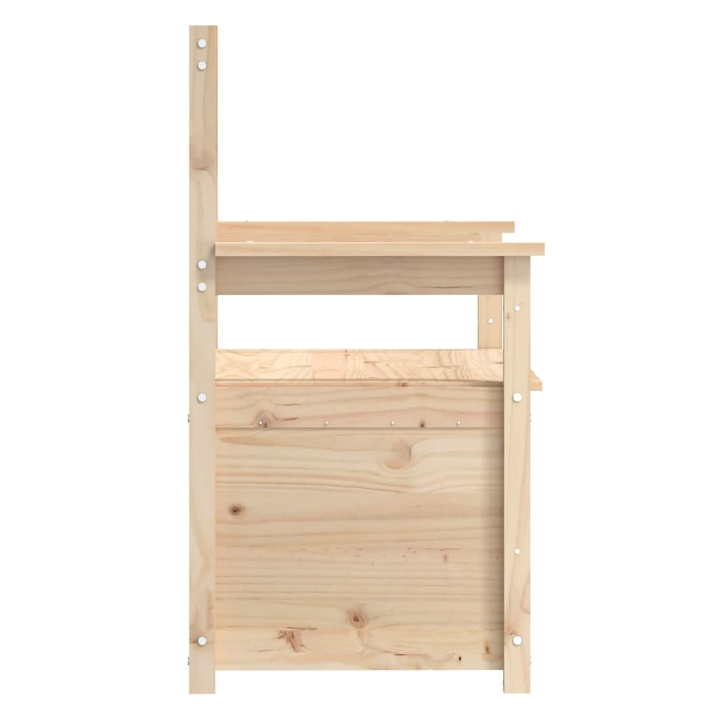 Bankje 112,5x51,5x96,5 cm massief grenenhout is nu te koop bij PeponiXL, paradijselijk wonen!