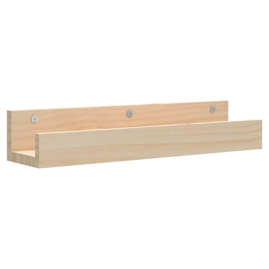 Wandschappen 2 st 50x12x9 cm massief grenenhout is nu te koop bij PeponiXL, paradijselijk wonen!
