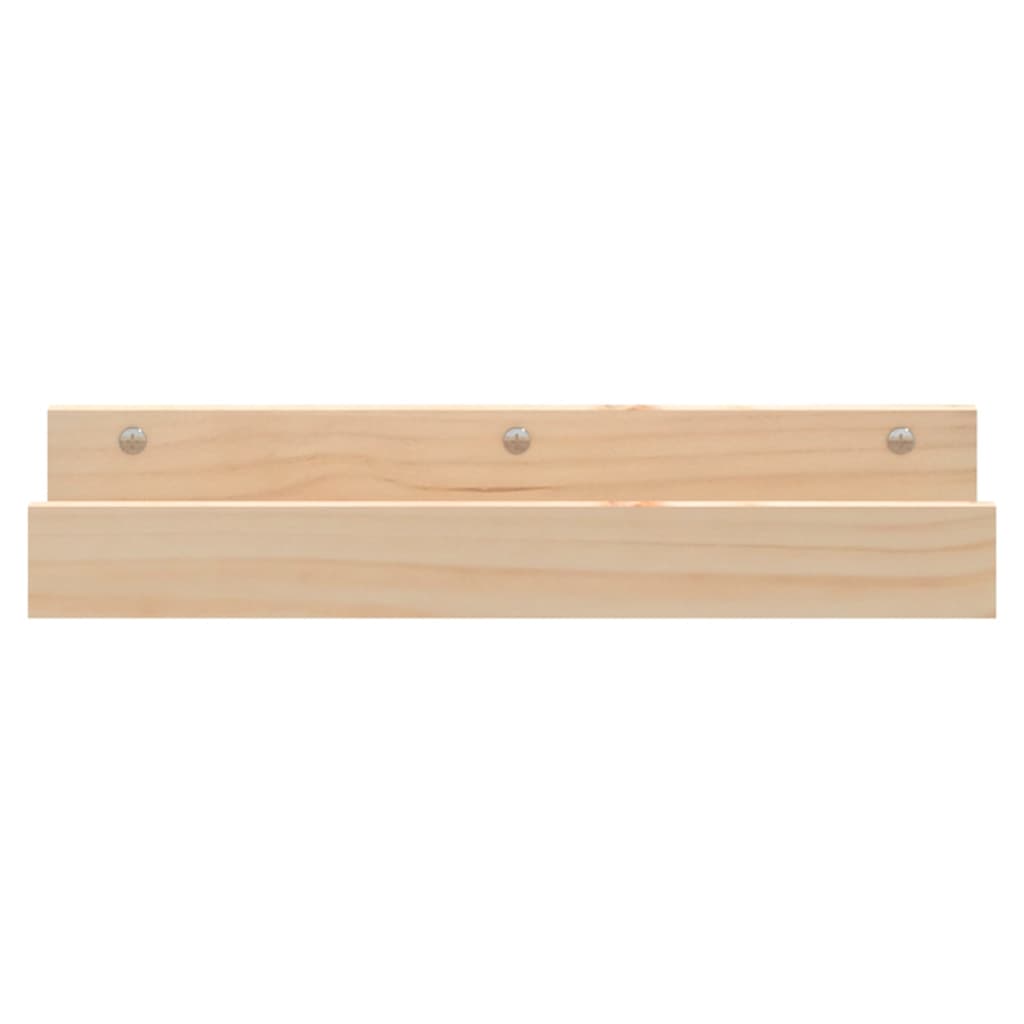 Wandschappen 2 st 50x12x9 cm massief grenenhout is nu te koop bij PeponiXL, paradijselijk wonen!