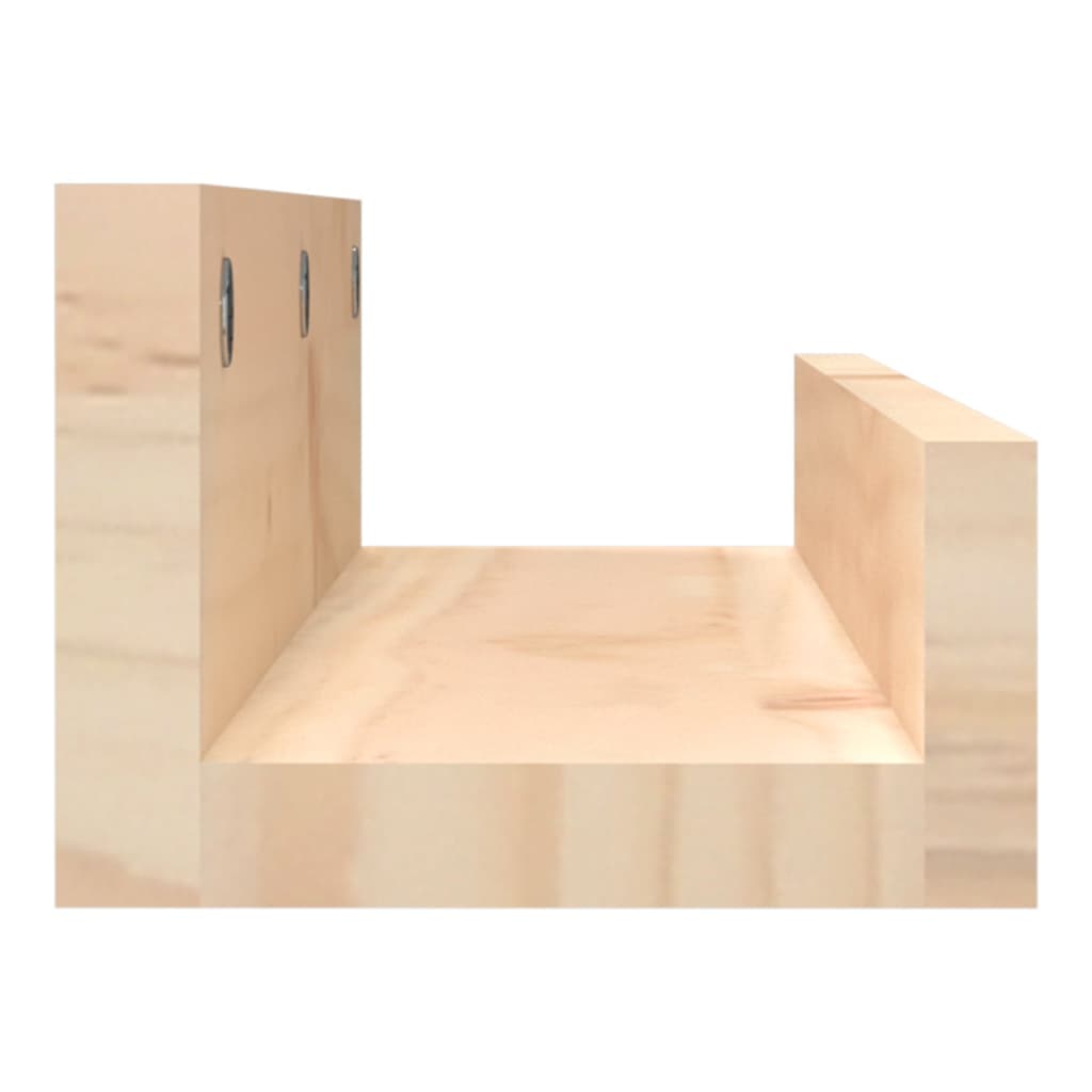 Wandschappen 2 st 50x12x9 cm massief grenenhout is nu te koop bij PeponiXL, paradijselijk wonen!