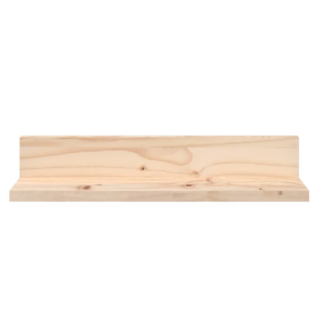 Wandkasten 2 st 50x11x9 cm massief grenenhout is nu te koop bij PeponiXL, paradijselijk wonen!