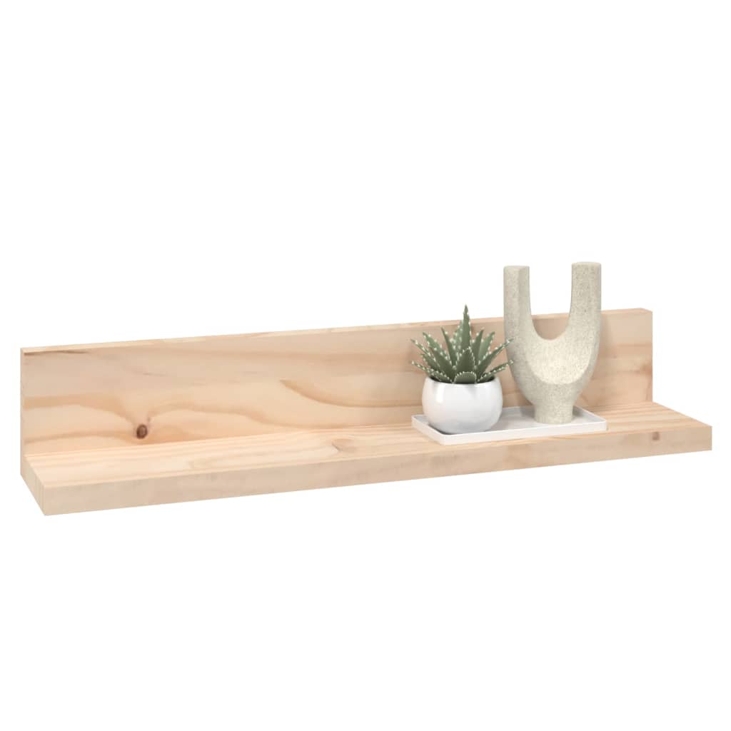 Wandkasten 2 st 50x11x9 cm massief grenenhout is nu te koop bij PeponiXL, paradijselijk wonen!
