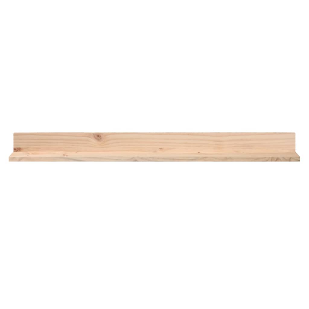 Wandkasten 2 st 110x11x9 cm massief grenenhout is nu te koop bij PeponiXL, paradijselijk wonen!