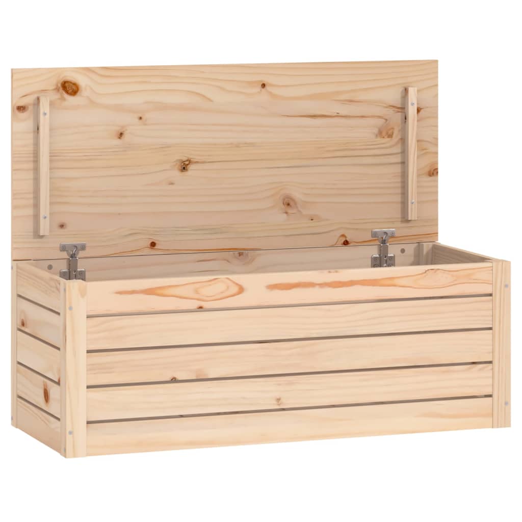 Opbergbox 89x36,5x33 cm massief grenenhout is nu te koop bij PeponiXL, paradijselijk wonen!
