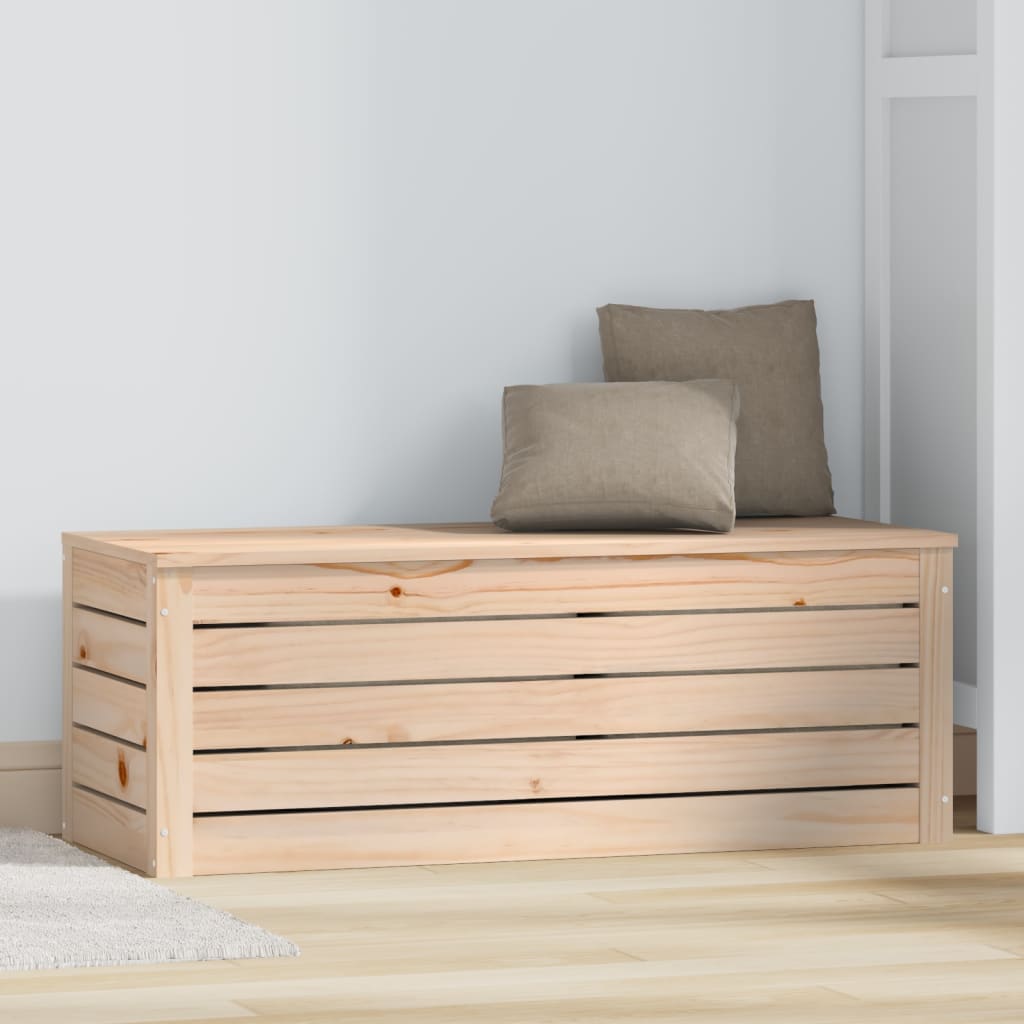 Opbergbox 89x36,5x33 cm massief grenenhout is nu te koop bij PeponiXL, paradijselijk wonen!