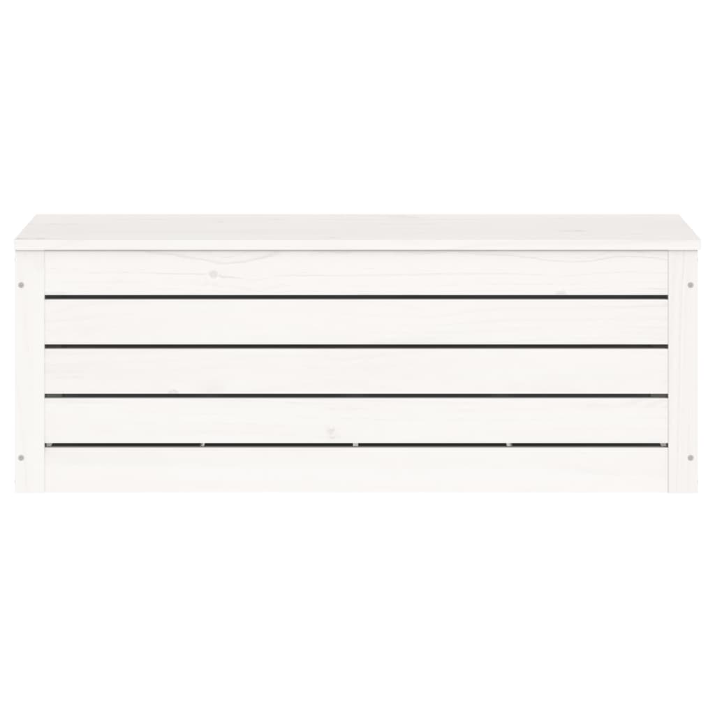Opbergbox wit 89x36,5x33 cm massief grenenhout is nu te koop bij PeponiXL, paradijselijk wonen!