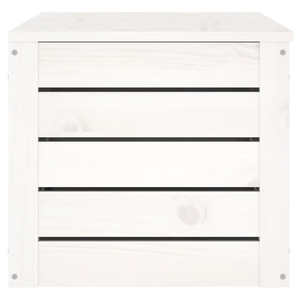 Opbergbox wit 89x36,5x33 cm massief grenenhout is nu te koop bij PeponiXL, paradijselijk wonen!