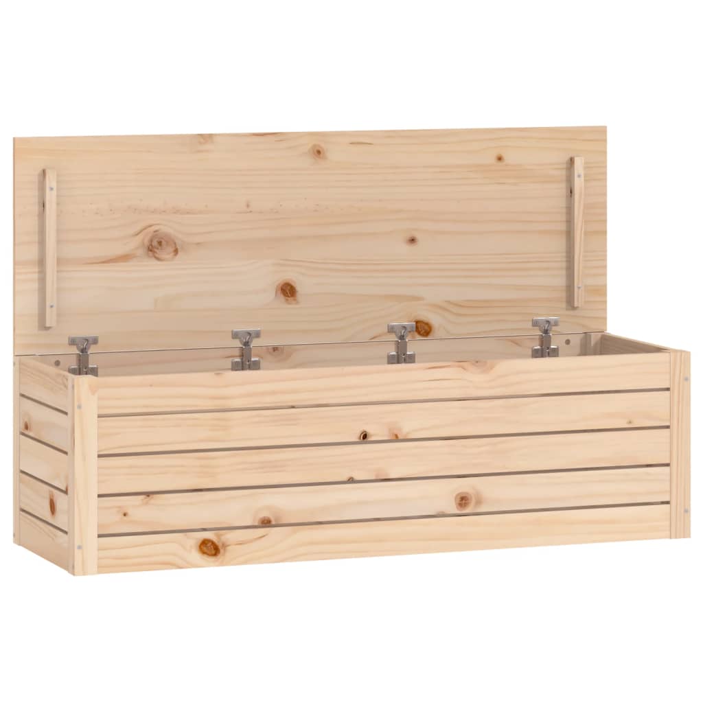 Opbergbox 109x36,5x33 cm massief grenenhout is nu te koop bij PeponiXL, paradijselijk wonen!