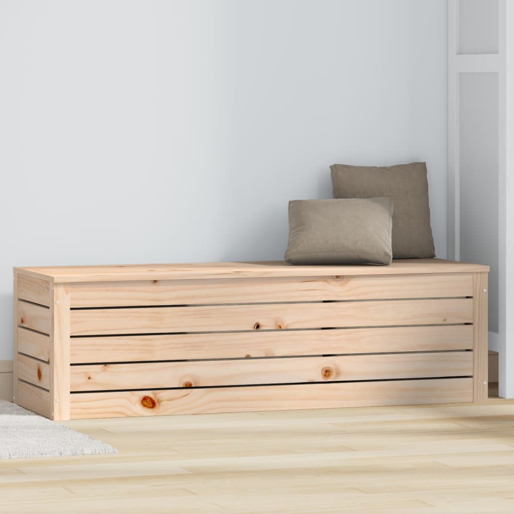 Opbergbox 109x36,5x33 cm massief grenenhout is nu te koop bij PeponiXL, paradijselijk wonen!
