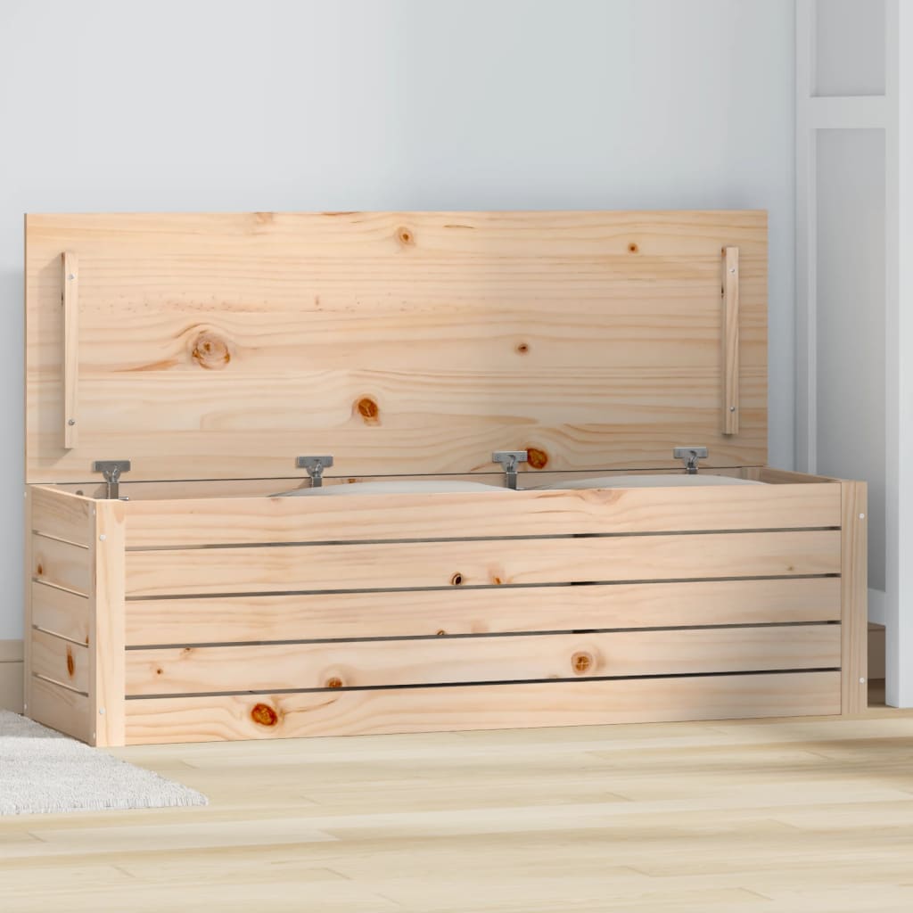 Opbergbox 109x36,5x33 cm massief grenenhout is nu te koop bij PeponiXL, paradijselijk wonen!