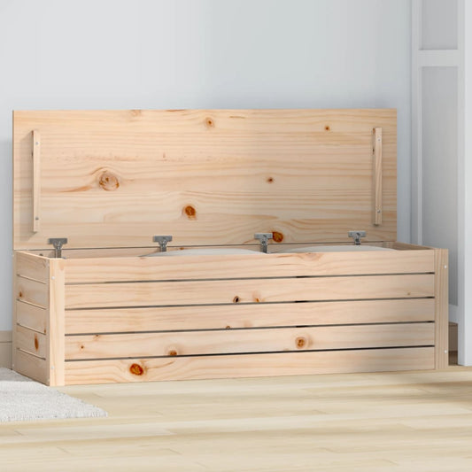 Opbergbox 109x36,5x33 cm massief grenenhout is nu te koop bij PeponiXL, paradijselijk wonen!