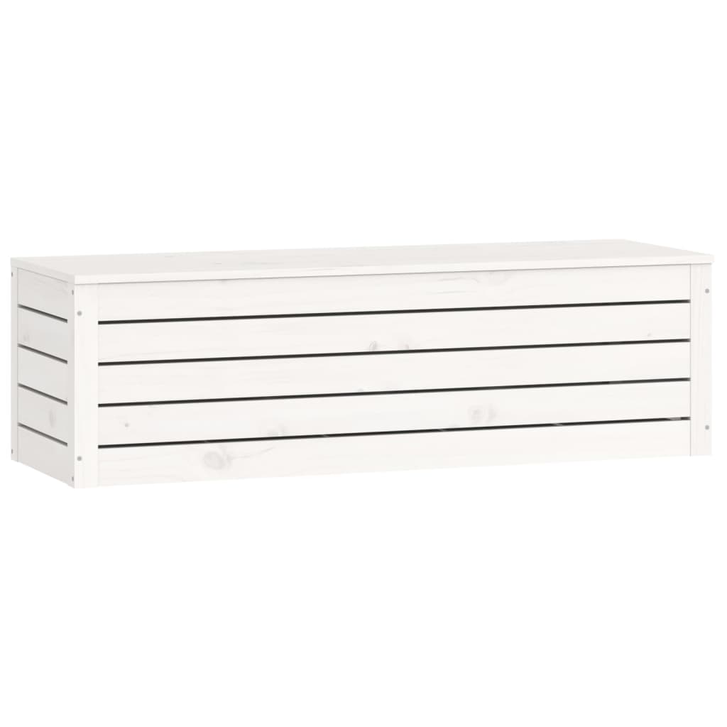 Opbergbox wit 109x36,5x33 cm massief grenenhout is nu te koop bij PeponiXL, paradijselijk wonen!