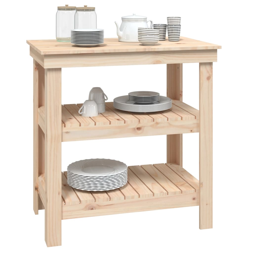 Werkbank 78,5x50x80 cm massief grenenhout is nu te koop bij PeponiXL, paradijselijk wonen!