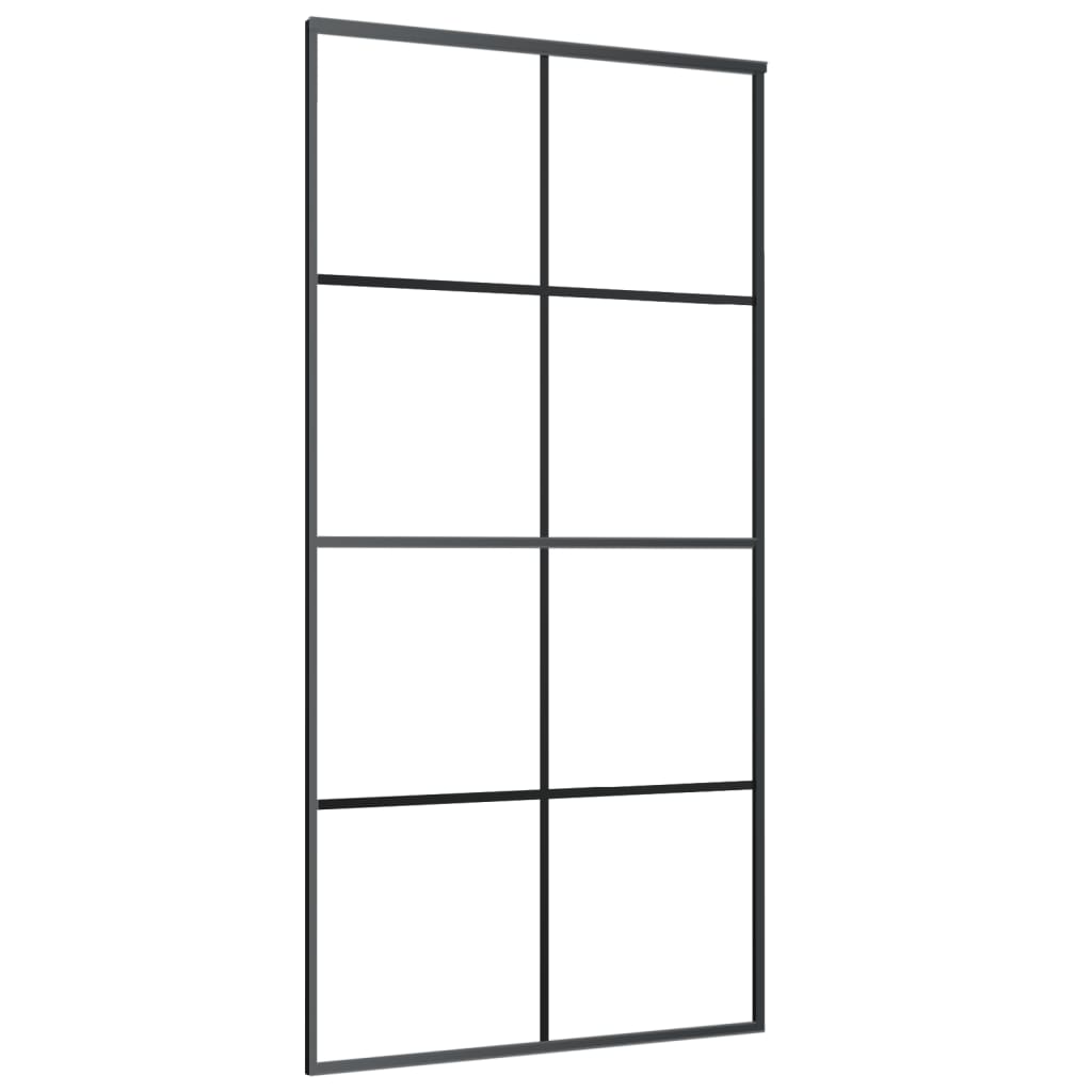 Schuifdeur met beslag 102,5x205 cm ESG-glas en aluminium is nu te koop bij PeponiXL, paradijselijk wonen!