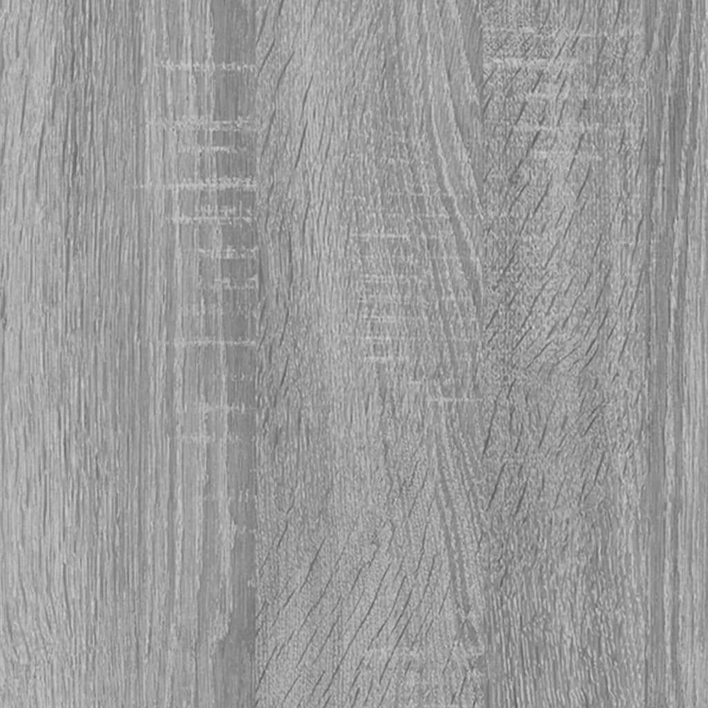 Wastafelkast met ingebouwde wasbak bewerkt hout grijs sonoma is nu te koop bij PeponiXL, paradijselijk wonen!