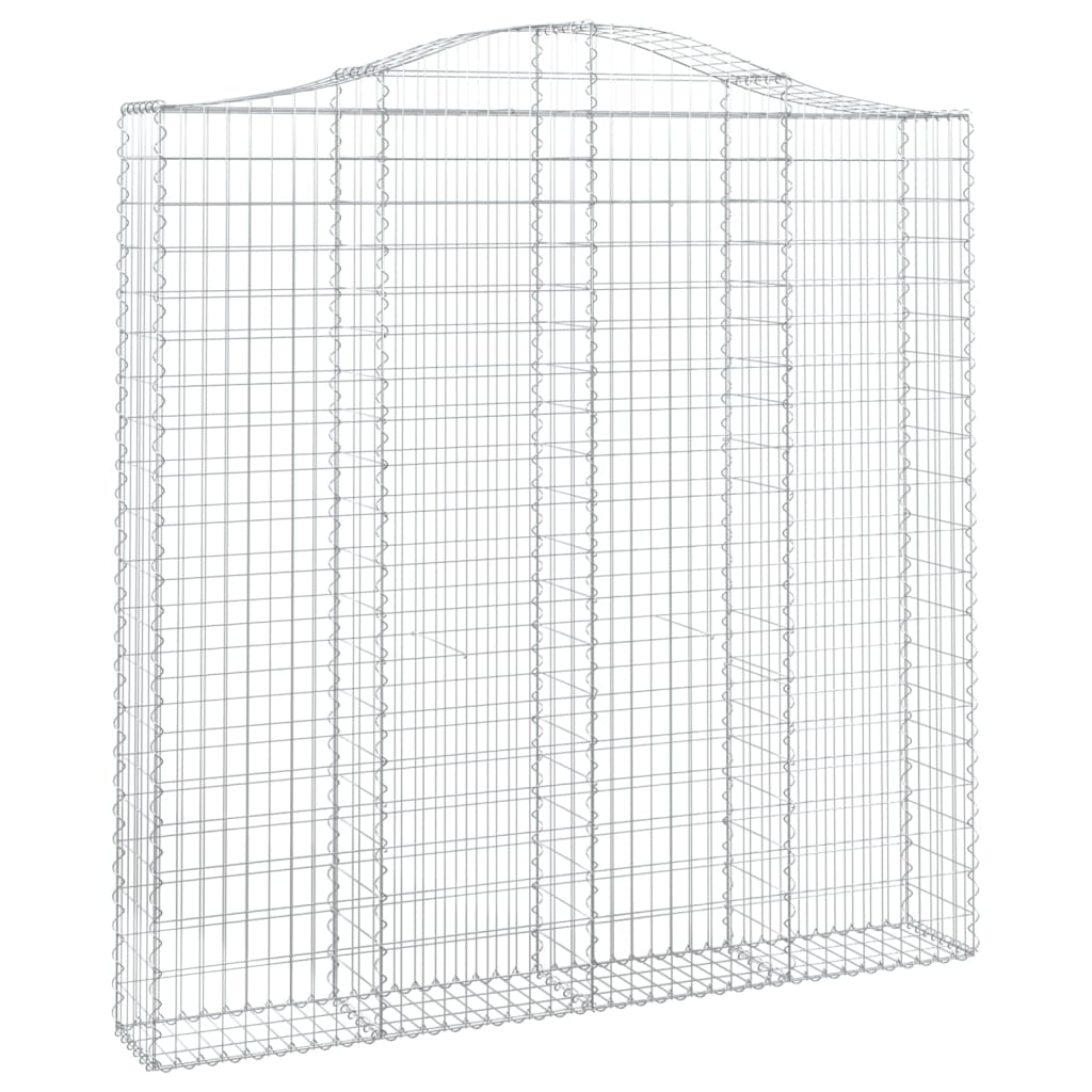 Schanskorf gewelfd 200x30x200/220 cm gegalvaniseerd ijzer is nu te koop bij PeponiXL, paradijselijk wonen!