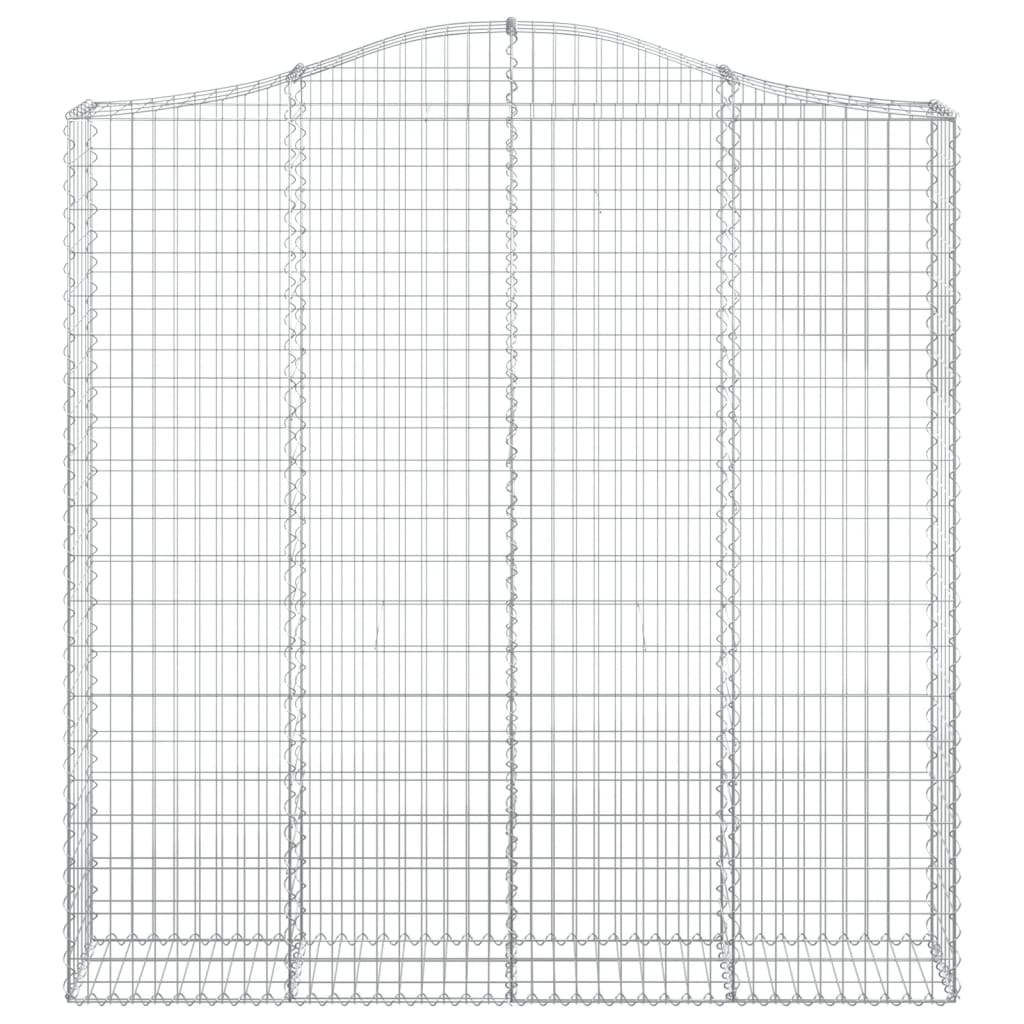 Schanskorf gewelfd 200x30x200/220 cm gegalvaniseerd ijzer is nu te koop bij PeponiXL, paradijselijk wonen!
