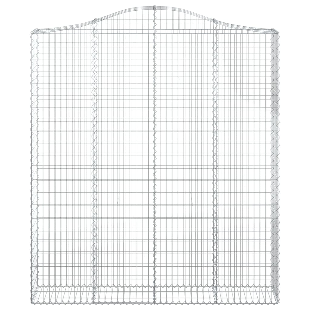 Schanskorf gewelfd 200x30x220/240 cm gegalvaniseerd ijzer is nu te koop bij PeponiXL, paradijselijk wonen!
