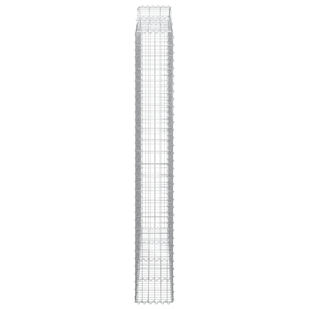 Schanskorf gewelfd 200x30x220/240 cm gegalvaniseerd ijzer is nu te koop bij PeponiXL, paradijselijk wonen!