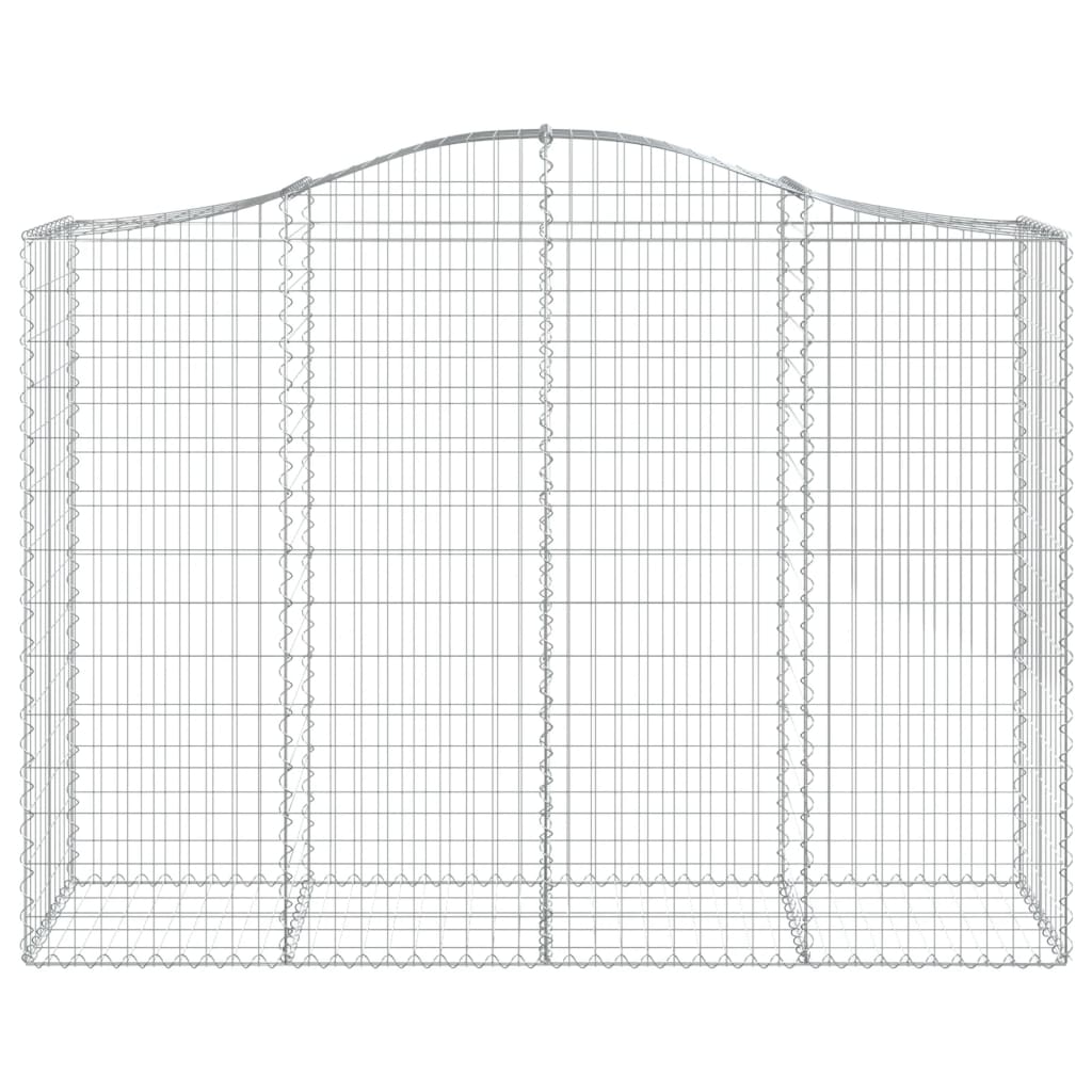 Schanskorf gewelfd 200x50x140/160 cm gegalvaniseerd ijzer is nu te koop bij PeponiXL, paradijselijk wonen!