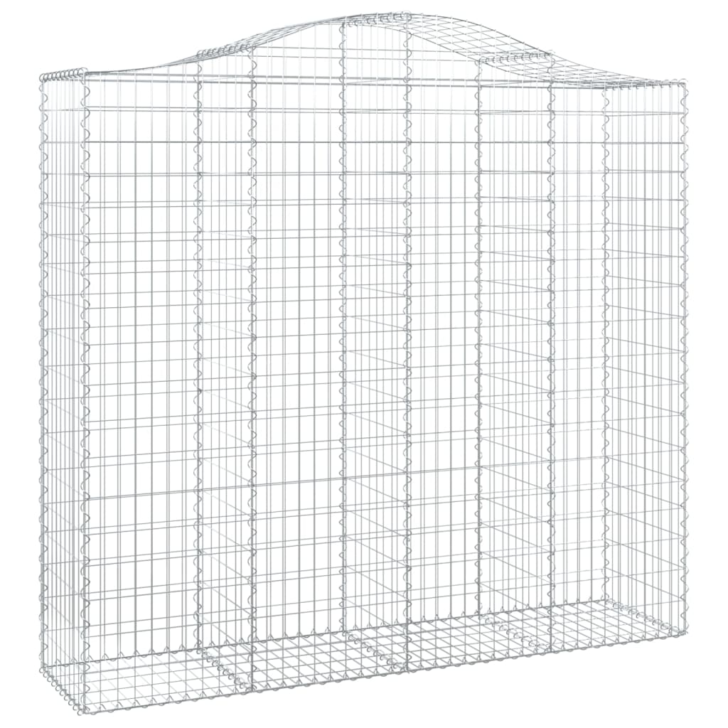 Schanskorf gewelfd 200x50x180/200 cm gegalvaniseerd ijzer is nu te koop bij PeponiXL, paradijselijk wonen!