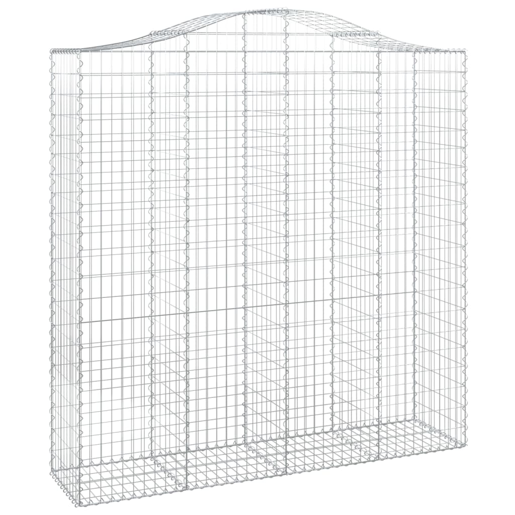 Schanskorf gewelfd 200x50x200/220 cm gegalvaniseerd ijzer is nu te koop bij PeponiXL, paradijselijk wonen!