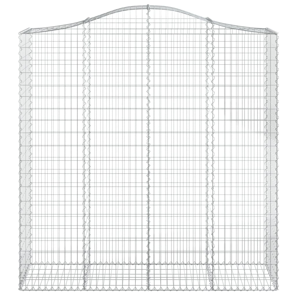 Schanskorf gewelfd 200x50x200/220 cm gegalvaniseerd ijzer is nu te koop bij PeponiXL, paradijselijk wonen!