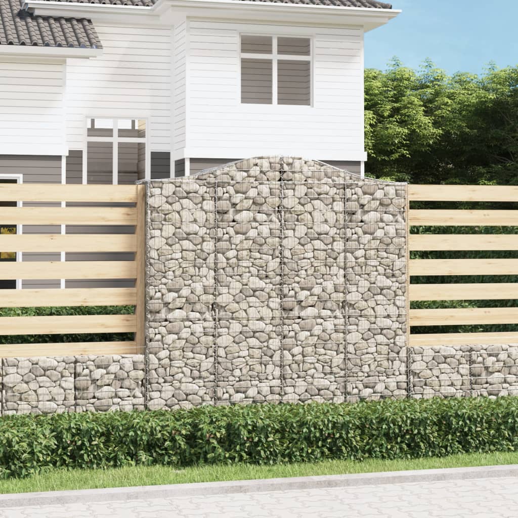 Schanskorf gewelfd 200x50x200/220 cm gegalvaniseerd ijzer is nu te koop bij PeponiXL, paradijselijk wonen!