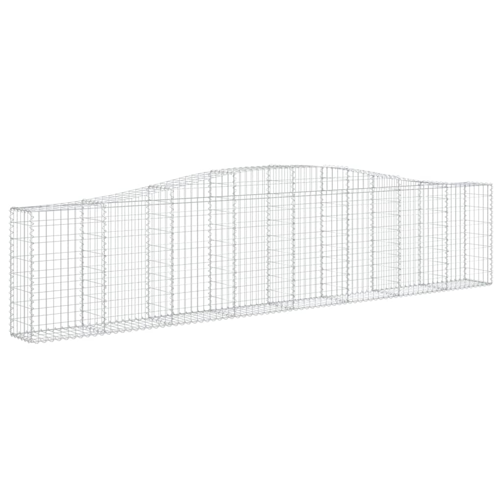 Schanskorf gewelfd 400x30x80/100 cm gegalvaniseerd ijzer is nu te koop bij PeponiXL, paradijselijk wonen!