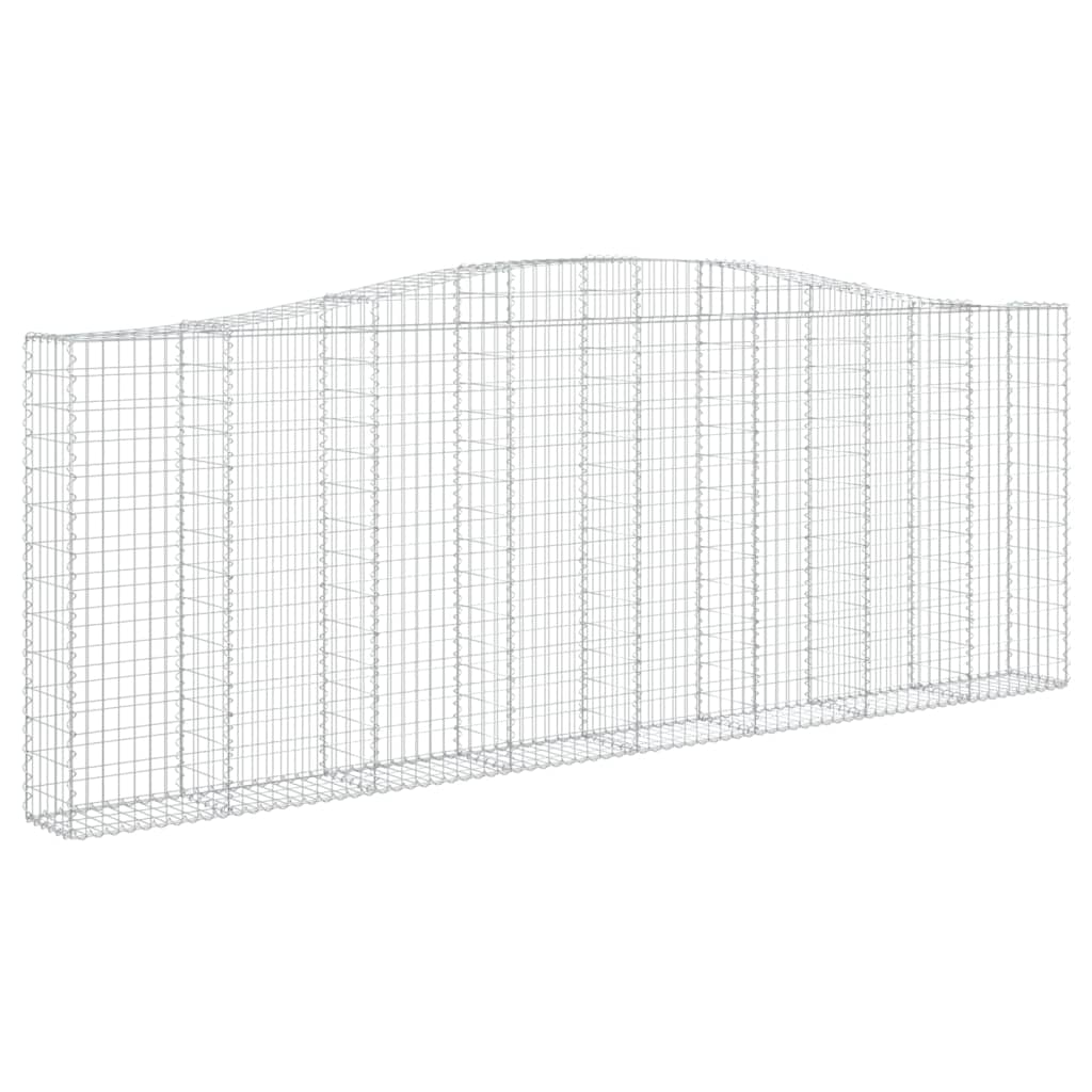 Schanskorf gewelfd 400x30x140/160 cm gegalvaniseerd ijzer is nu te koop bij PeponiXL, paradijselijk wonen!